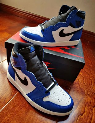 全新台灣公司貨 Us10.5 Nike Jordan 1 白藍 小閃電 喬丹 AJ1 參考 黑紅 綠頭 紫頭 北卡藍