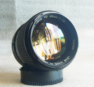 【悠悠山河】近新品 Canon NFD NEW FD 85mm F1.8 大光圈人像鏡 全鏡超通透明亮 無刮無霉無霧近無塵