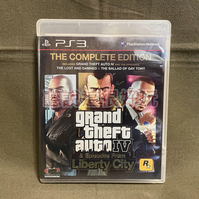附海報 無刮 PS3 GTA 4 俠盜獵車手 4 完整版 Grand Theft Auto IV 美版 遊戲 D55