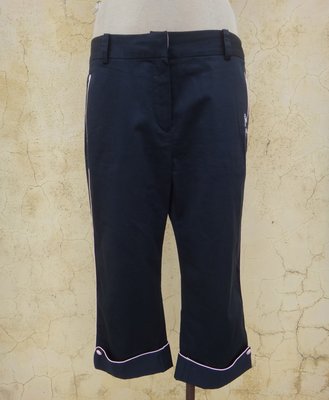 jacob00765100 ~ 正品 Fila 藍色 彈性 反摺七分褲 size: XL