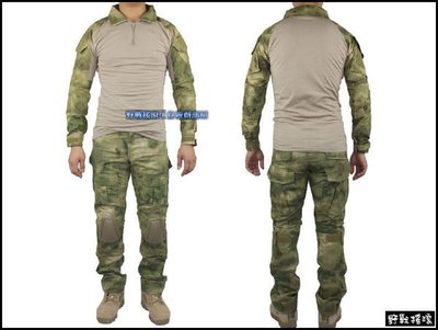 【野戰搖滾-生存遊戲】美軍 Gen2迷彩戰術服、青蛙裝 含護膝護肘- A-Tacs FG迷彩(上衣+褲子)