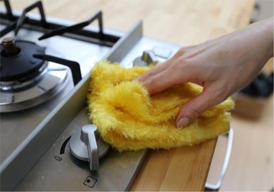 日本製 免洗劑廚房油污專用抺布 魔法去油污抹布 抗菌 除臭 抺布 range cloth隨機出貨