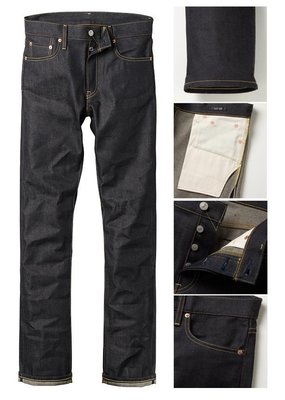 全新現貨 UNIQLO 合身直筒原色牛仔褲 Slim Fit 日本製造 32  32腰 日製 養褲專用 限時特價