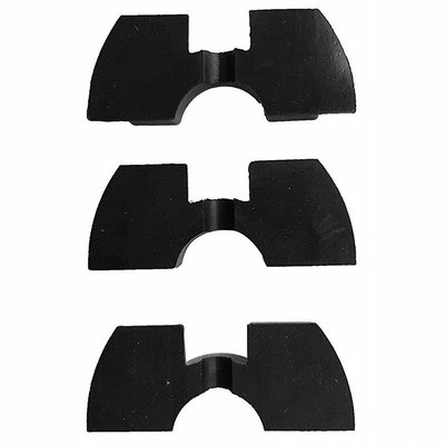 1套3個 黑色 橡膠 減震阻尼器 折疊墊 滑板車配件 適用於小米 米家 xiaomi mijia m365-飛馬汽車