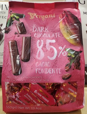 【小如的店】COSTCO好市多代購~VERGANI 80%黑巧克力條(每包550g) 136647
