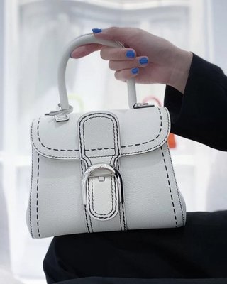 【妖妖代購】Delvaux 新款brilliant 白色外縫肩揹手提包