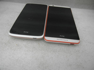 [快樂99]-HTC D820ys / D828g 兩支手機 [電池膨脹.其他請自行檢測]-99元起標(M537)