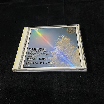 二手 CD 貝多芬 Sonata No.4 鋼琴 尤金伊斯托明 小提琴 艾薩克斯特恩 日版 古典音樂 G箱