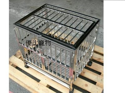 【優比寵物】2尺*1.5尺白鐵不鏽鋼/不銹鋼管/狗籠/貓籠/兔籠/寵物籠~促銷優惠價~ 產地：台灣．