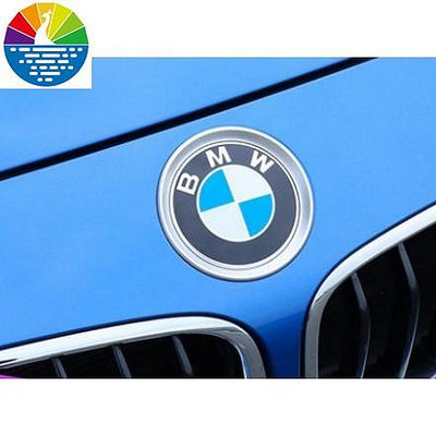 BMW 寶馬 引擎蓋車標裝飾圈1系 3系 5系 鋁合金 紅色款 藍 銀前後車標裝飾圈 F30 F10 E90 F34