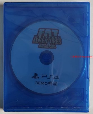正版原裝PS4游戲光盤 肥肥公主大作戰 胖公主歷險記 中文樣品碟『三夏潮玩客』