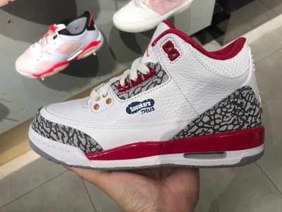 ➕鞋家➕Nike Air Jordan 3 Retro GS Cardinal Red 紅 白 398614-126 女