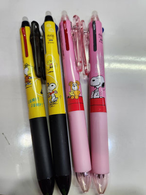 pilot frixion pen pilot 3 百樂 三色 魔擦筆 擦擦筆 摩擦筆 原子筆 snoopy 史努比 woodstock 糊塗塔克 胡士托