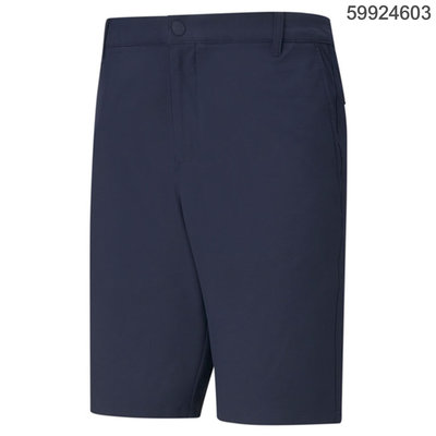 藍鯨高爾夫 PUMA GOLF Jackpot 素色男短褲#59924603（深藍）