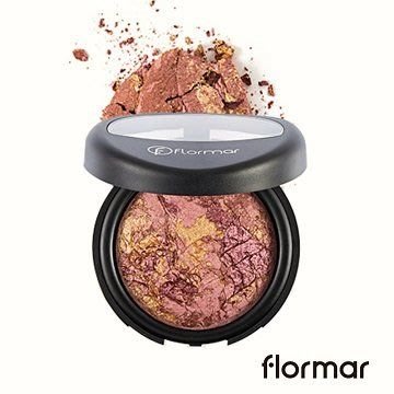 轉售部落客狂推法國 Flormar】紅磨坊惹火打亮立體修容餅#045珊瑚金光(9g)