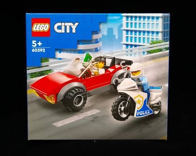 (STH)2023年 LEGO 樂高 CITY 城市系列 - 警察摩托車飛車追逐 60392