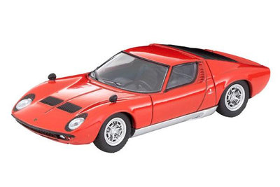 1/64 TOMYTEC LV Lamborghini 林寶堅尼 Miura SV (紅色)合金模型