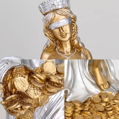 神話希臘羅馬財富女神擺件擺設辦公室飾品開業禮品禮物~特價#促銷 #現貨