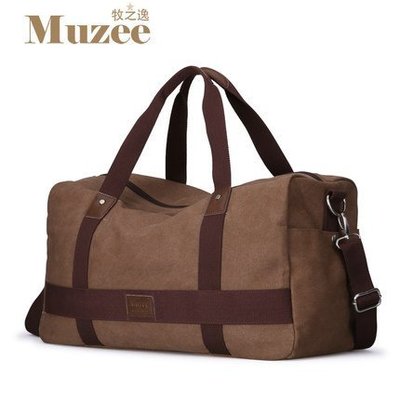日本潮牌 --- MUZEE  正品牧之逸超大容量手提旅行包  帆布行李包  短途出差旅行袋 ME-1356