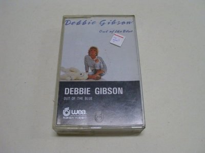 ///李仔糖明星錄*DEBBIE GIBSON專輯-OUT OF THE BLUE.二手卡帶(s693)
