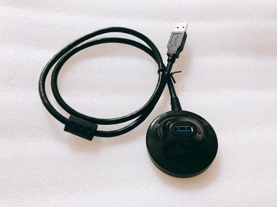桌上式USB底座 USB3.0 A公對A母轉接線 USB公對母 抗干擾磁環 USB延長線傳輸線 U3-020-0.8M