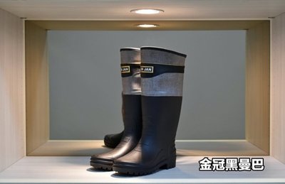 免運 DI JAN SWIGA設計師ｘ聯名款 (精品雨靴)系列 - 戶外登山雨鞋－金冠黑曼巴