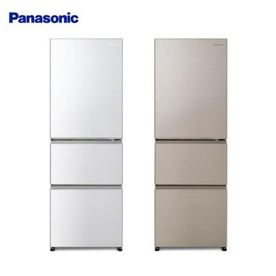 Panasonic 國際 385L三門變頻電冰箱(全平面鋼板) NR-C384HV 最高36期 冰箱分期