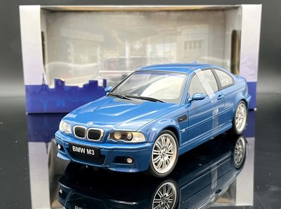 【MASH】現貨特價 Solido 1/18 BMW M3 E46 2000 土耳其藍