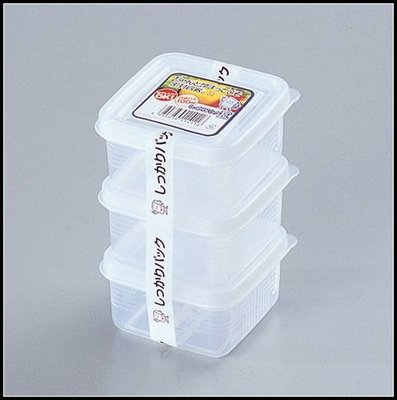 日本製 幼兒食物保存盒 3入組 食品微波調理盒 蔬菜保存盒（烘培樂）