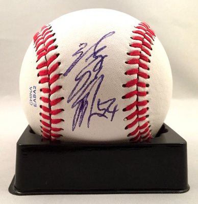 (記得小舖)MLB 陳偉殷 邁阿密馬林魚 中日龍巴爾的摩金鶯 親筆簽名球 含認證 富收藏性