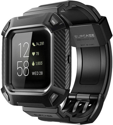 SUPCASE適用於Fitbit Versa 2保護替換腕帶的Unicorn Beetle Pro手錶錶帶