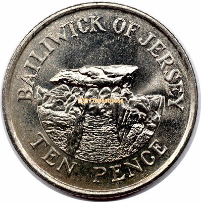 全新澤西島10便士硬幣 1992年版外國錢幣 KM57.2 錢幣 紀念幣 紙鈔【悠然居】634