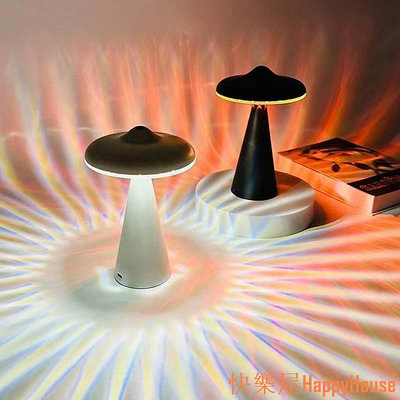 衛士五金LED小夜燈 蘑菇簡約氛圍燈 創意床頭夜燈三色變小檯燈 家居擺件裝飾燈