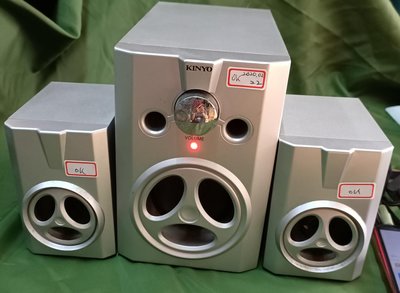 KINYO  KY-480/銀/木質三件式喇叭