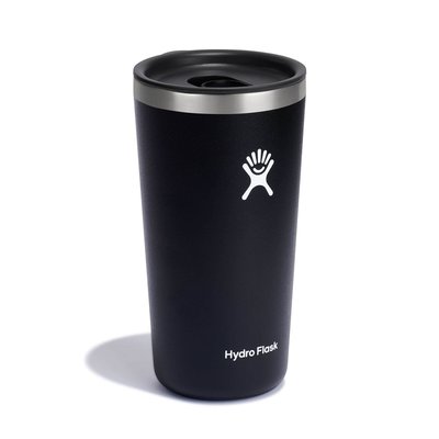 【Hydro Flask】20oz 591ml 保溫隨行杯 時尚黑 滑蓋咖啡杯 保溫杯 保冷杯 保溫瓶 TUMBLER