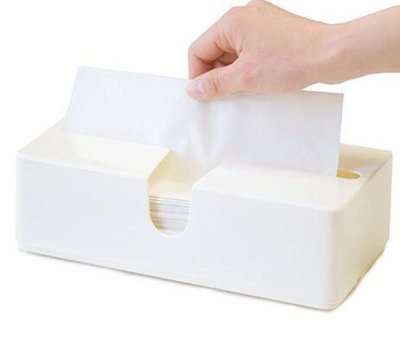 日本原裝進口   抽取式日式客廳浴室面紙盒民宿用衛生紙盒房間紙金收納盒  4693c