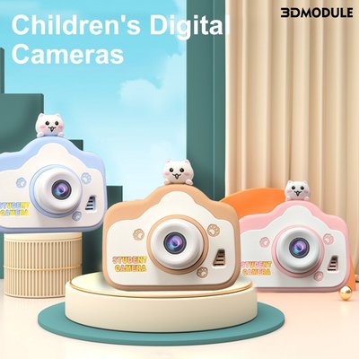 AMZ 兒童迷你卡通數位相機拍照錄像兒童玩具照相機