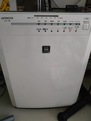 中古 如新 日本製 日立 空氣清淨機 UDP-J80 加溼 多功能 12+坪 HITACHI 公司貨 刷卡 自取 白色