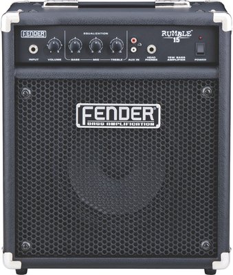 『立恩樂器』免運 FENDER Rumble 15w Bass Amplifier 15瓦 貝斯音箱 現貨供應