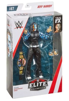 [美國瘋潮]正版WWE Jeff Hardy Elite #67 Figure Hardys戰鬥塗裝最新精華版公仔熱賣中