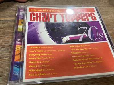 9.9新二手 KK後 CHART TOPPERS ROMANTIC HITS OF THE 70S CD