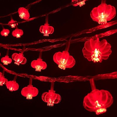 #人氣款#新年春節彩燈掛飾裝飾LED燈串 戶外裝飾中國結燈籠氛圍裝扮用品（價格不同 請諮詢後再下標）