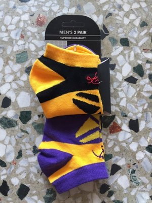 Nike襪 / KOBE夏季籃球襪【一組兩雙裝】【黃底黑標+紫底黃標】【現貨】
