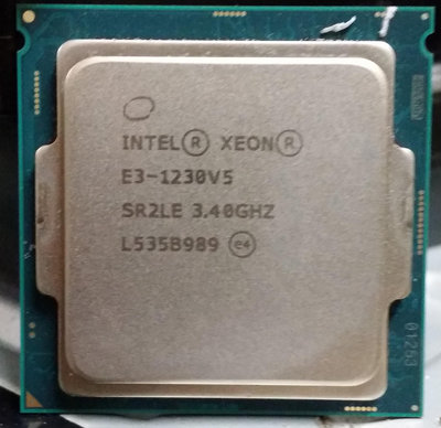 ~{電腦 水水的店 }~Intel Xeon E3-1230 V5 3.4GHz 四核/ 1151 /CPU /良品 /直購價1200元