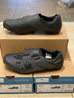 （J.J.Bike) Shimano SH-XC300 登山車卡鞋 黑色 寬版車鞋 XC3