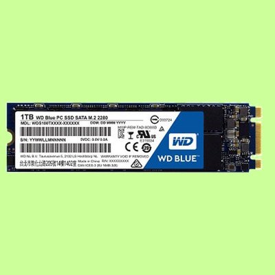 5Cgo【權宇】大陸版WD SSD Blue 1TB 1T固態硬碟mSATA SATA3 M.2 2280 TLC 含稅