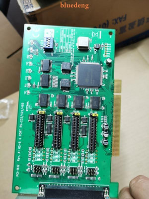 研華 PCI-1612 REV A1 02-1 PORT RS-232/422/485 數據採集卡
