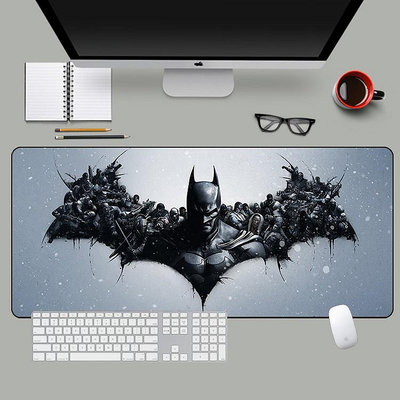 蝙蝠俠滑鼠墊 batman超大滑鼠墊 加大滑鼠墊 電競滑鼠垫 桌墊滑鼠墊 防水 加厚 辦公室 超大 鍵盤 墊子