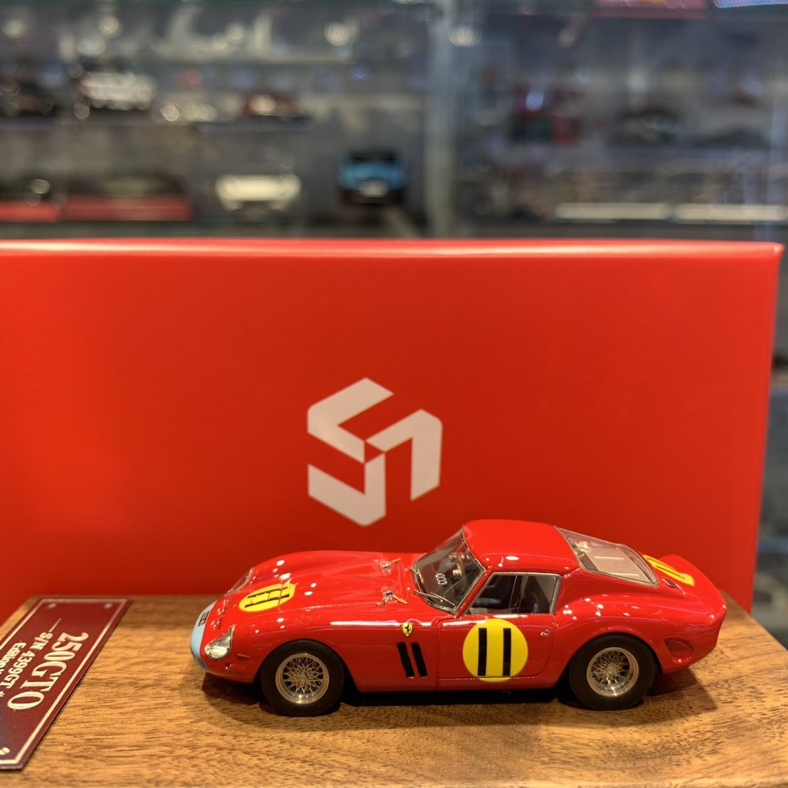 吉華科技@ 1/64 SCM Ferrari 250 GTO S/N 4399 GT #11 (樹酯車 