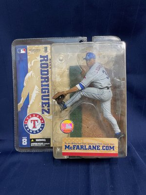 【全新未拆】McFarlane 麥法蘭 MLB 8代 德州遊騎兵隊客場球衣版 Alex Rodriguez A-Rod公仔